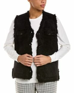 Max Studio Pocket Vest Women