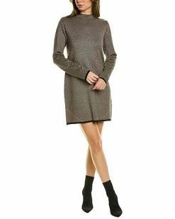 Max Studio Striped Shift Dress Women