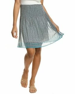 Max Studio Printed A-Line Skirt Women