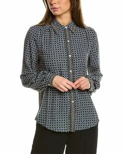 Max Studio Button-Up Blouse Women