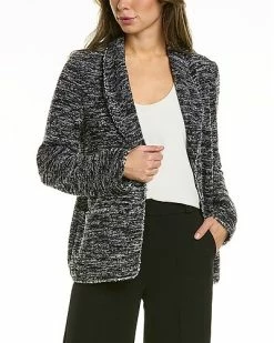 Max Studio Tweed Drape Jacket Women