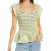 Max Studio Smocked Blouse Women