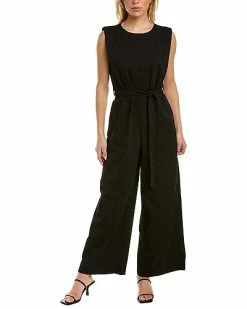 Max Studio Tie Front Jumpsuit Women