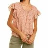 Max Studio Bubble Hem Top Women