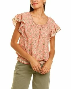 Max Studio Bubble Hem Top Women