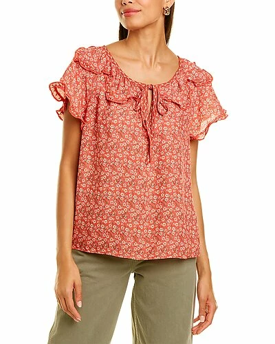 Max Studio Tie-Neck Blouse Women