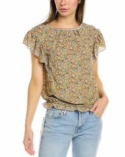 Max Studio Bubble Hem Top Women