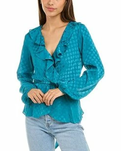 Max Studio Wrap Top Women