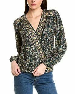 Max Studio Wrap Blouse Women