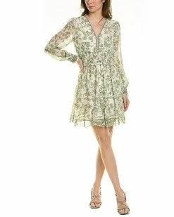 Max Studio Smocked Mini Dress Women