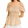 Max Studio Smocked Blouse Women