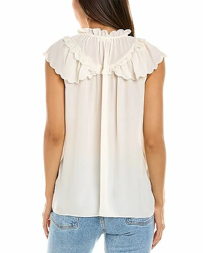 Max Studio Flutter Sleeve Blouse Women - Image 3