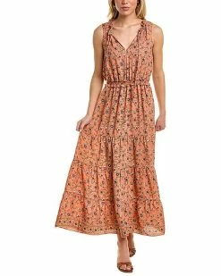 Max Studio Tiered Maxi Dress Women