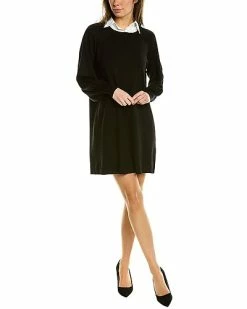 Max Studio Sweater Twofer Dress Women