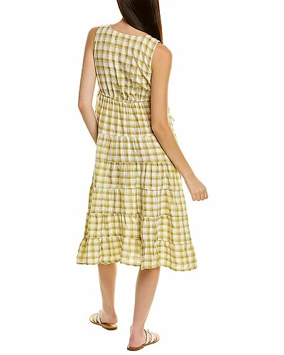 Max Studio V-Neck Tiered Midi Dress Women - Image 2