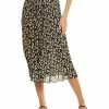 Max Studio Pleated Midi Skirt Women