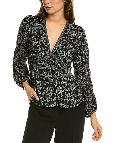 Max Studio Crepe Blouse Women