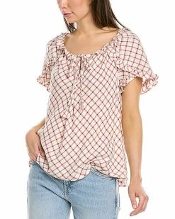 Max Studio Tulip Sleeve Top Women