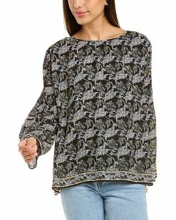 Max Studio Pleated Blouse Women