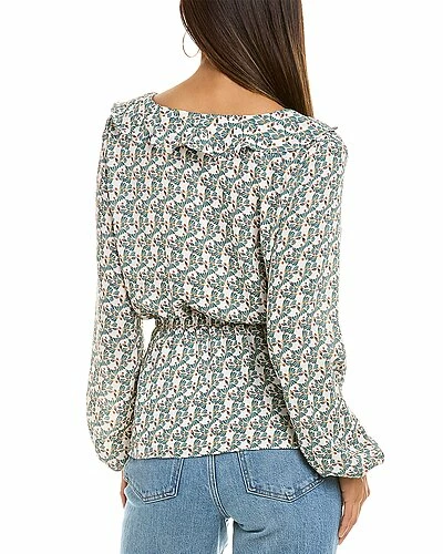 Max Studio Wrap Ruffle Top Women - Image 2