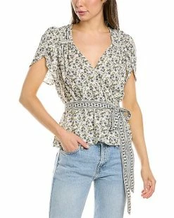 Max Studio Tie Waist Blouse Women