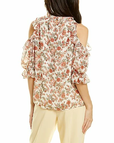 Max Studio Cold-Shoulder Ruffle Top Women - Image 2