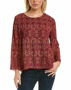 Max Studio Pleated Blouse Women