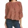 Max Studio Ruched Blouse Women