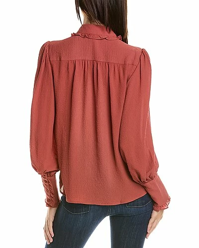 Max Studio Collared Button-Down Shirt Women - Image 2