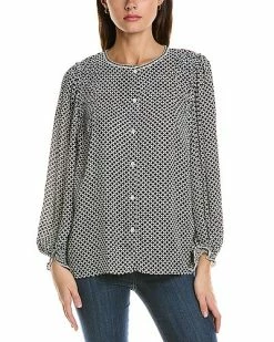 Max Studio Shoulder Detail Top Women