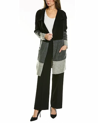 Max Studio Colorblocked Cardigan Women