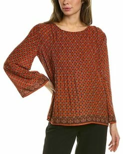 Max Studio Pleated Blouse Women