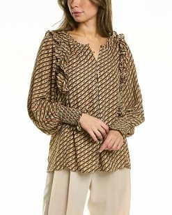 Max Studio Smocked Top Women