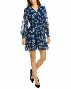 Max Studio Smocked Mini Dress Women