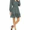 Max Studio Smocked Waist Mini Dress Women