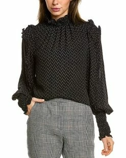 Max Studio Crepe Blouse Women