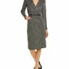 Max Studio Notch Collar Sweaterdress Women