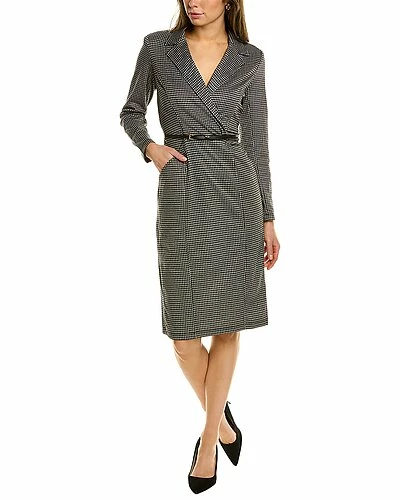 Max Studio Notch Collar Sweaterdress Women