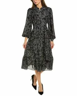 Max Studio Midi Shirtdress Women