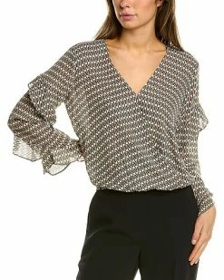 Max Studio Wrap Blouse Women