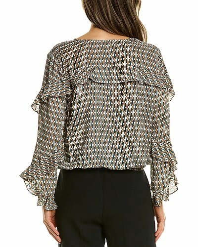 Max Studio Wrap Blouse Women - Image 2