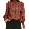 Max Studio Crepe Blouse Women