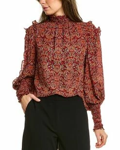 Max Studio Crepe Blouse Women