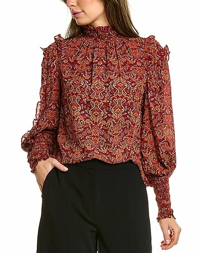 Max Studio Crepe Blouse Women