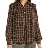 Max Studio Button-Up Blouse Women