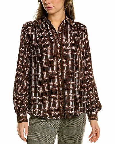 Max Studio Button-Up Blouse Women