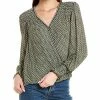 Max Studio Wrap Blouse Women