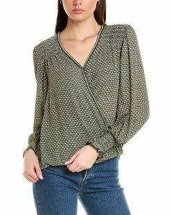 Max Studio Wrap Blouse Women
