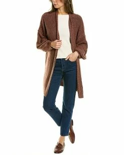 Max Studio Bubble Sleeve Cardigan Women