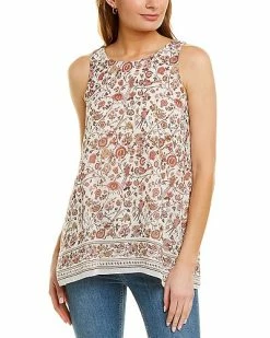 Max Studio Double Layer Trapeze Tank Women